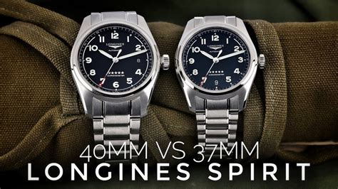 longines spirit 37 vs 40